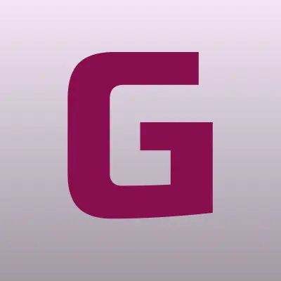Gerbera, магазин цветов, лого-визитка
